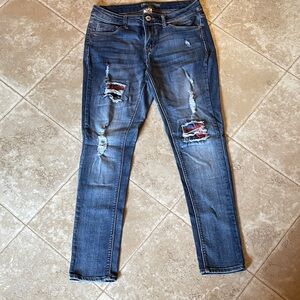 Faded Glory Ripped Blue Skinny Jeans